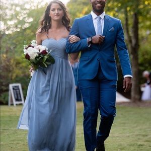 Azazie Corin Bridesmaid Dress - Dusty Blue